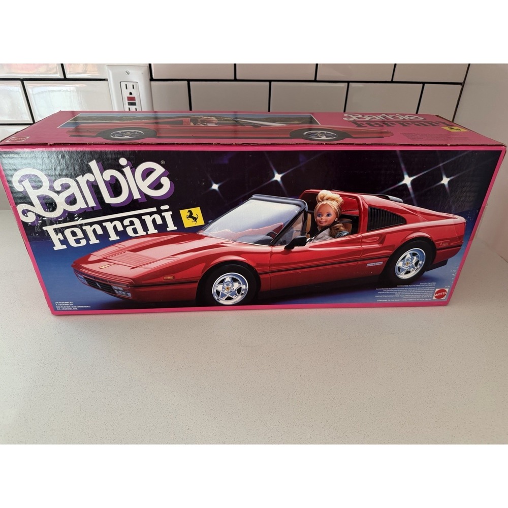 Barbie Ferrari Red-Hot Sports Car 1987 Mattel #3136